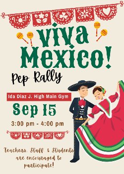 VIVA MEXICO! Pep Rally 